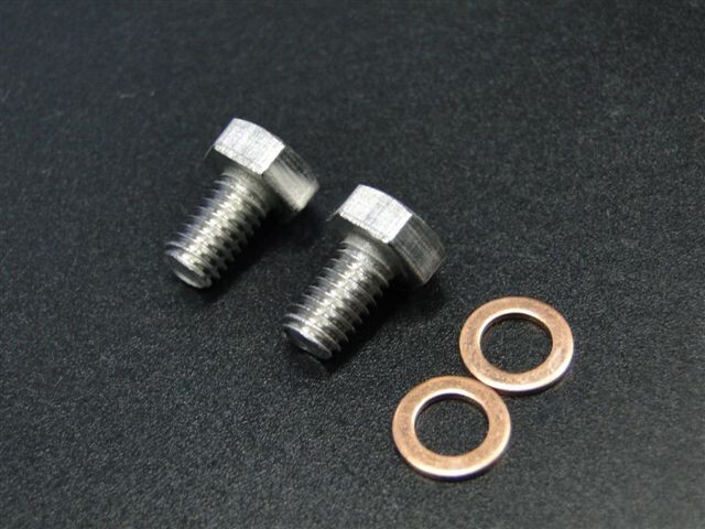 8549■Z400FX/Z400GP/ Z250FT フロントフォークボトムケース横部用ドレンボルト(2個)拍卖