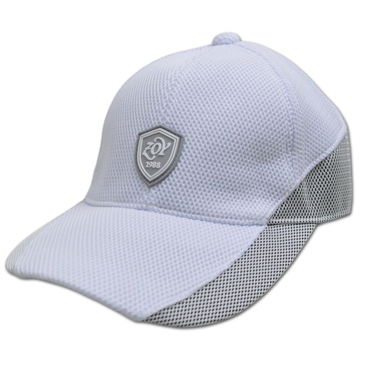 2025春夏新作【ZOYゾーイ】メンズ キャップ 帽子 白 071452802-01 ゴルフ カジュアル かっこいい 夏用 ギフト クールキャップ@拍卖