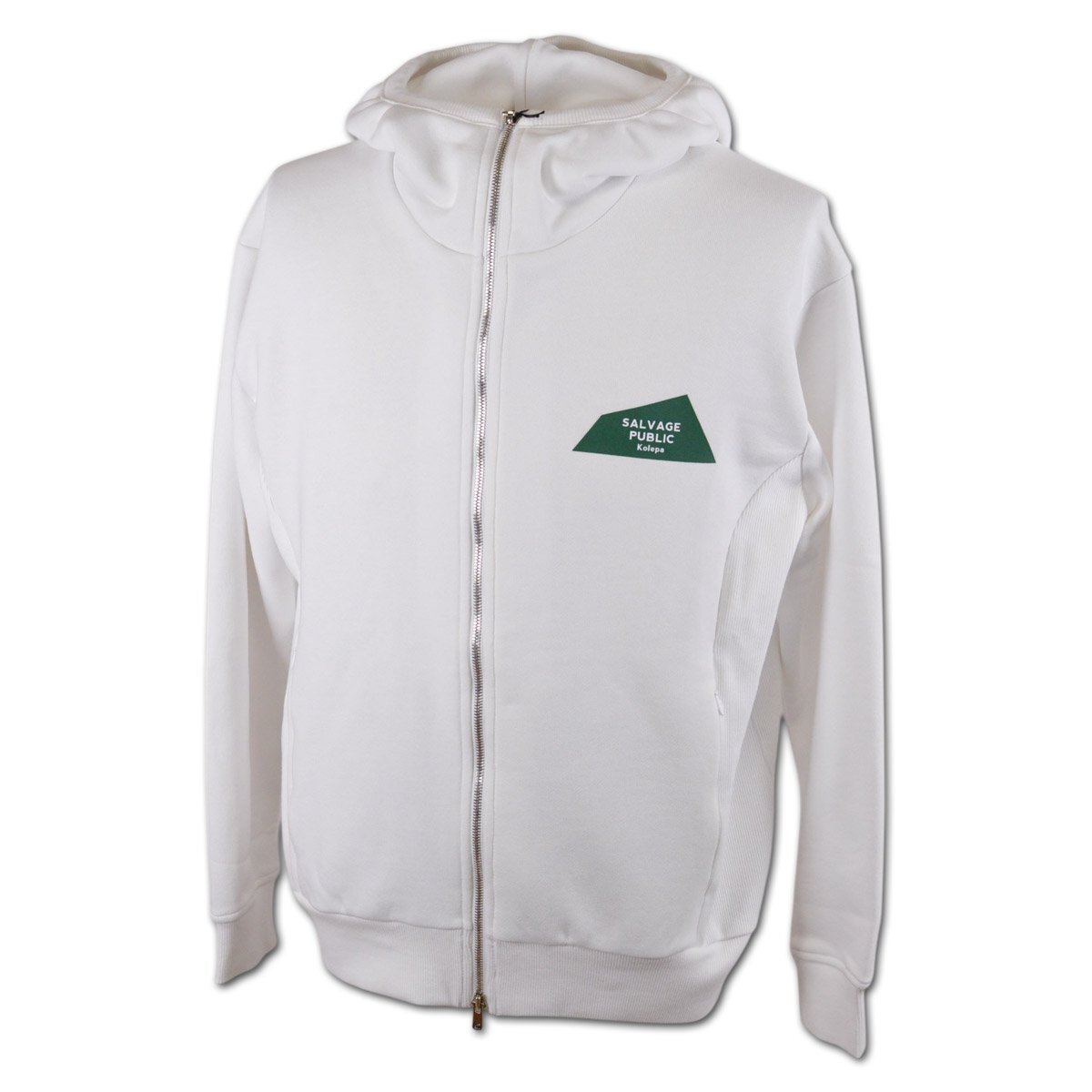 30%OFF【サルベージパブリックコレパ】メンズ パーカーブルゾン M 白 SVKS5002 WH SALVAGE PUBLIC Kolepa ゴルフ かっこいい @拍卖