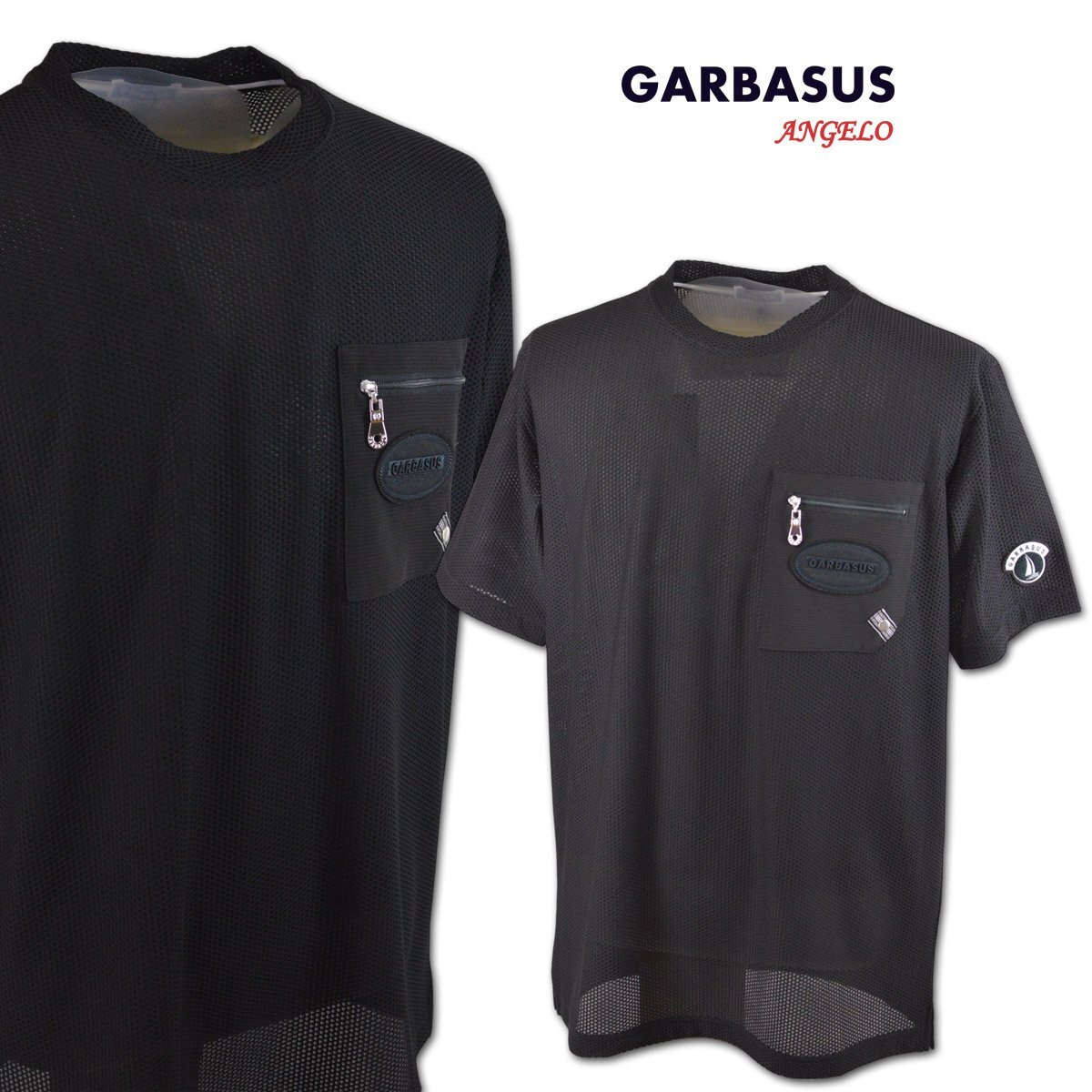 30%OFF【GARBASUS ガルバス】メンズ 半袖Tシャツ LL(50) 黒 51-2505-03-05 アンジェロ カジュアル おしゃれ 大きいサイズ @拍卖