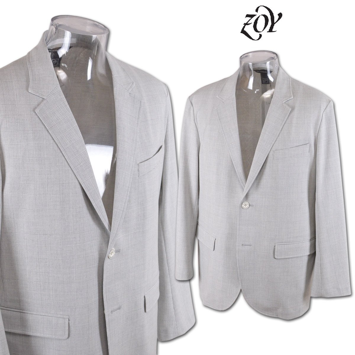 30%OFF【ZOYゾーイ】メンズ ジャケット M(1) グレー 071452100-02 ゴルフ カジュアル おしゃれ かっこいい ブレザー @拍卖