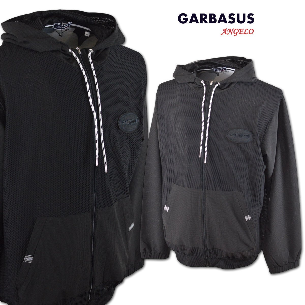 30%OFF【GARBASUS ガルバス】メンズ パーカーブルゾン LL(50) 黒 51-3102-03-05 アンジェロ カジュアル ゴルフ 大きいサイズ @拍卖