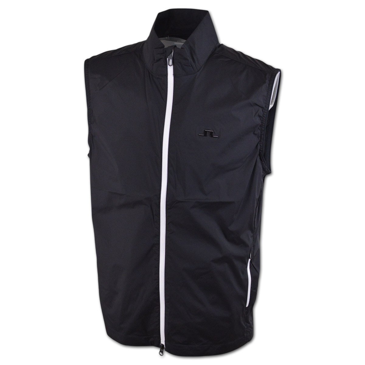 30%OFF【J.リンドバーグ】メンズ ベスト 黒 48(L) 071-43370-19 J.LINDEBERG ゴルフ かっこいい @拍卖