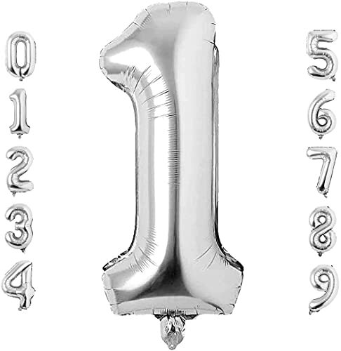 数字 バルーン 40インチ 大きい バースデーバルーン数字1 ナンバーバルーン 誕生日 風船 バースデー 飾り アルミ風拍卖