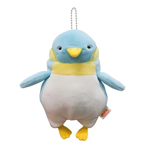 シナダグローバル もちシリーズ もちぺん 親 ブルー (mini) 7×5×14cm ぬいぐるみ ペンギン アニマル M拍卖