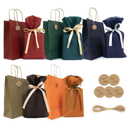ラッピング 袋 プレゼント 袋 3サイズ展開・バイカラー・様々なシーンで活躍 ラッピング 紙袋 ギフトラッピング 袋 プ拍卖