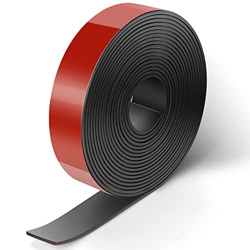 MLEJU 強力マグネットシート マグネットテープ 厚さ2mm×幅3cm×長さ5m 粘着テープ 異方性ゴム 冷蔵庫/ホワ拍卖