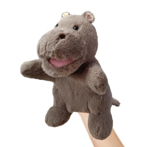 パペットマペット パペット パペット人形 ハンドパペット 指人形 腹話術 人形 口が動く カバ (カバ)拍卖