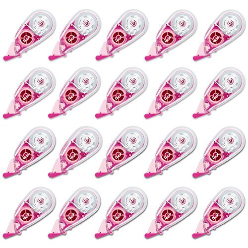 プラス 修正テープ ホワイパープチ 4mm WH-814 ピンク 20個 49-251×20拍卖