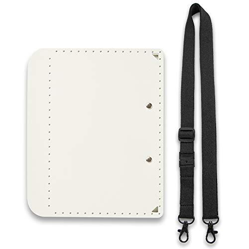 プラス A5サイズにおりたためる A4クリップボード+ ホワイト 83-162 専用ストラップ 付拍卖