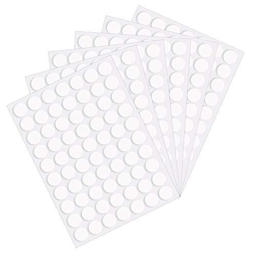 Segarty 両面テープ 丸型 はがせる 420枚 10mm 超強力 透明 防水 粘着 固定 のり残らず 家庭 オフィ拍卖