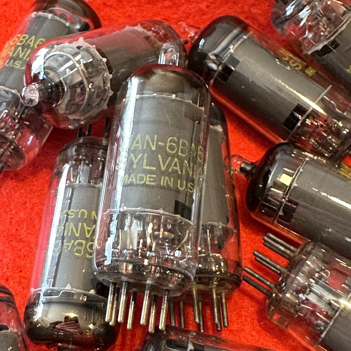 ペア 2pcs NOS 真空管 6BA6 Sylvania yellow グレード 黄色拍卖