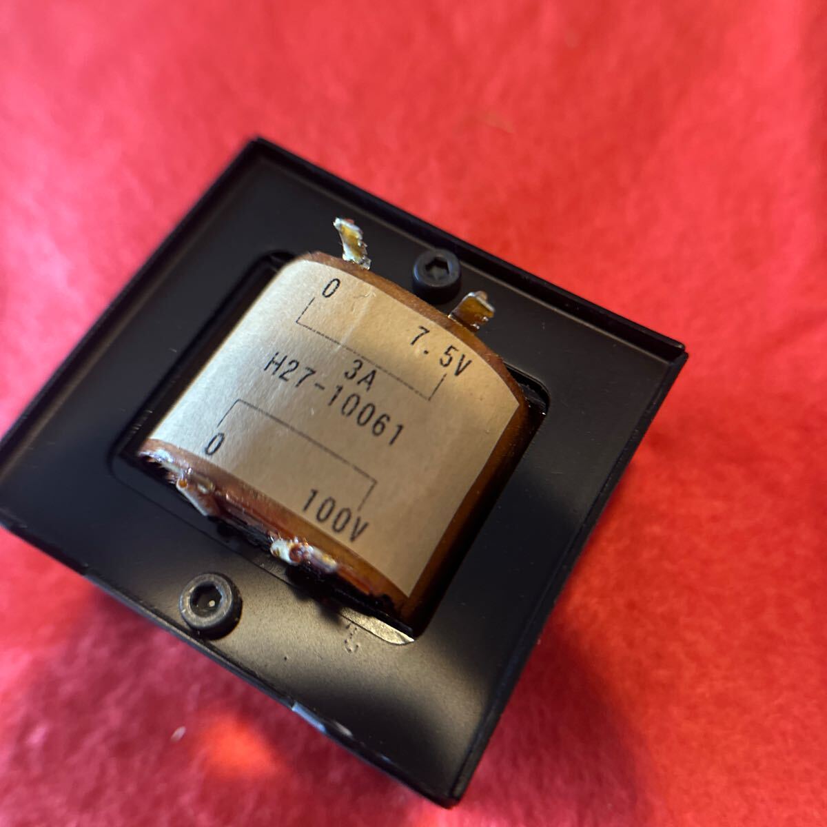 7.5V 3A シングル H27-10061 特注品 フィラメント ヒーター トランス 展示品拍卖