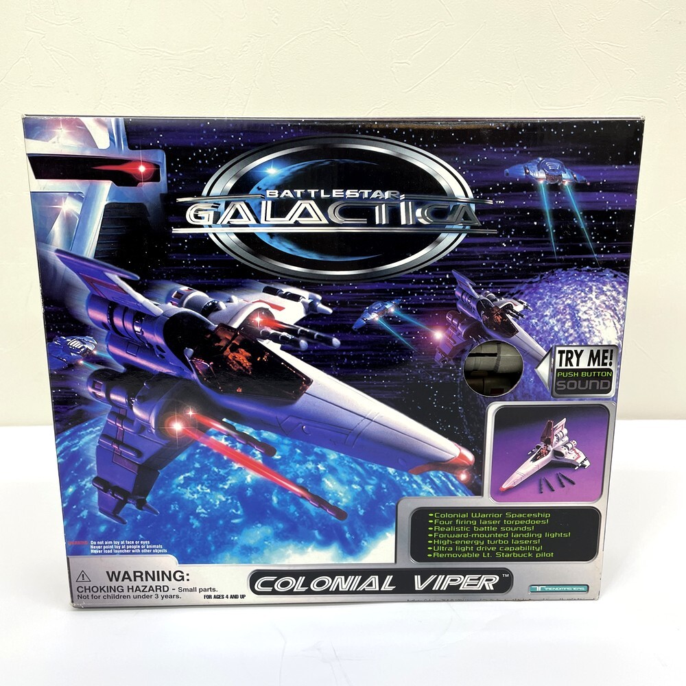 ☆【同梱可】【80】未開封品 やまと 宇宙空母ギャラクティカ コロニアル・バイパー COLONIAL VIPER 宇宙船 テープ二度張り ※長期保管拍卖