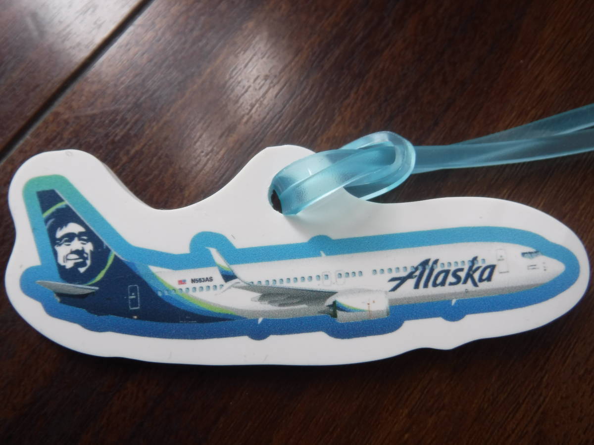 ◆◇◆新品US正規品アラスカ航空【Alaska Airlines 】輸入Airplaneラゲッジ・タグ限定出品◆◇◆送料230円~拍卖