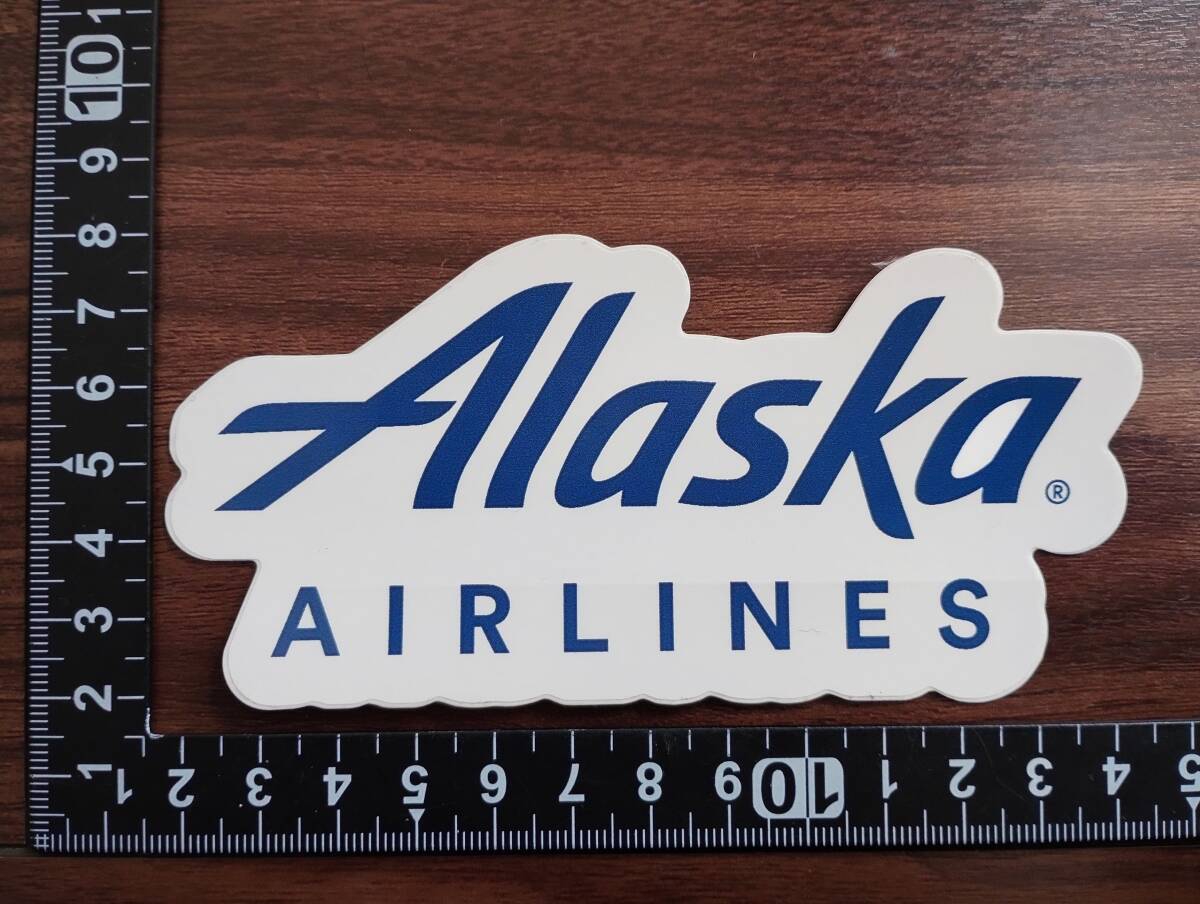 ◆◇◆新品U.S.正規品アラスカ航空【Alaska Airlines 】輸入@本物ステッカー限定出品◆◇◆送料230円~拍卖