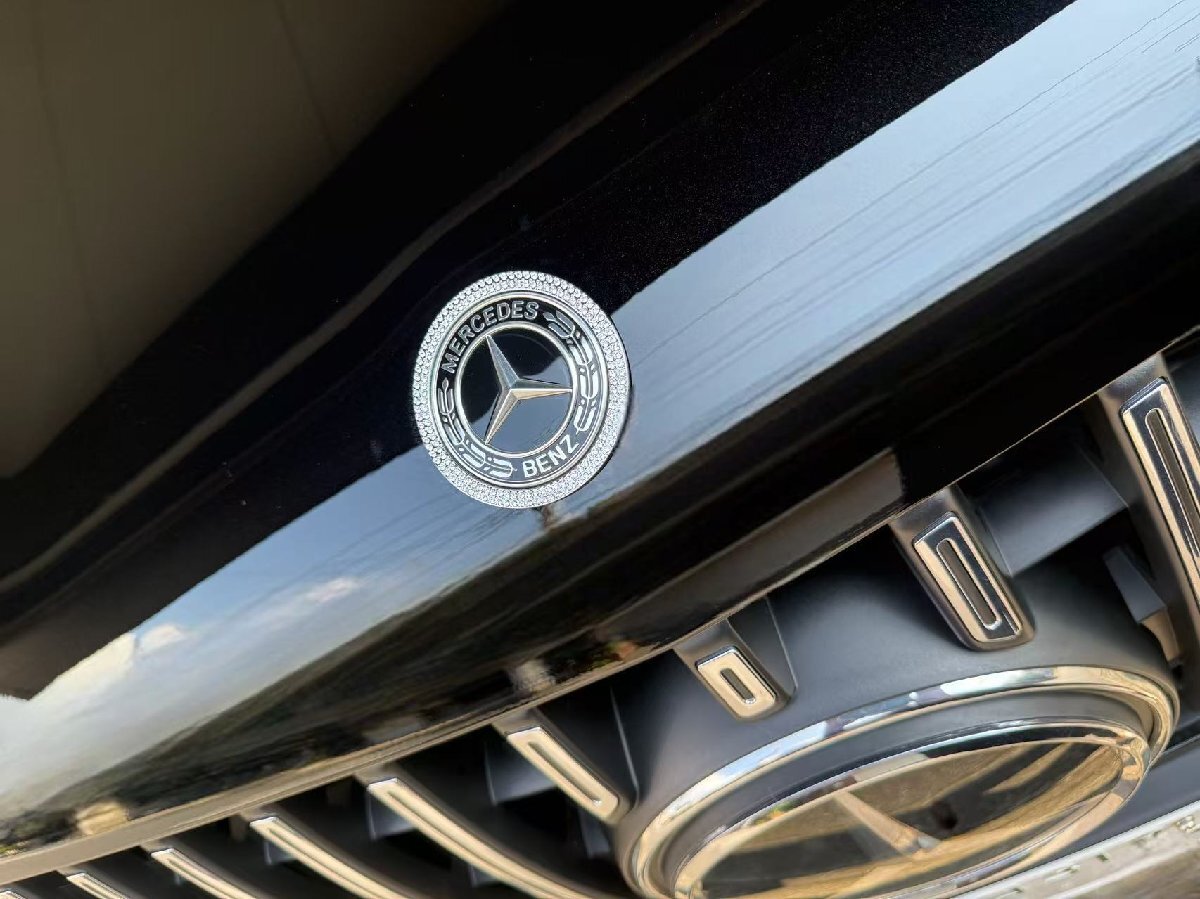 ラグジュアリー感UP♪ メルセデス ベンツ ボンネットバッチ リング W206 S206 C180 C200 C220d C43 Cクラス ワゴン Bタイプ拍卖