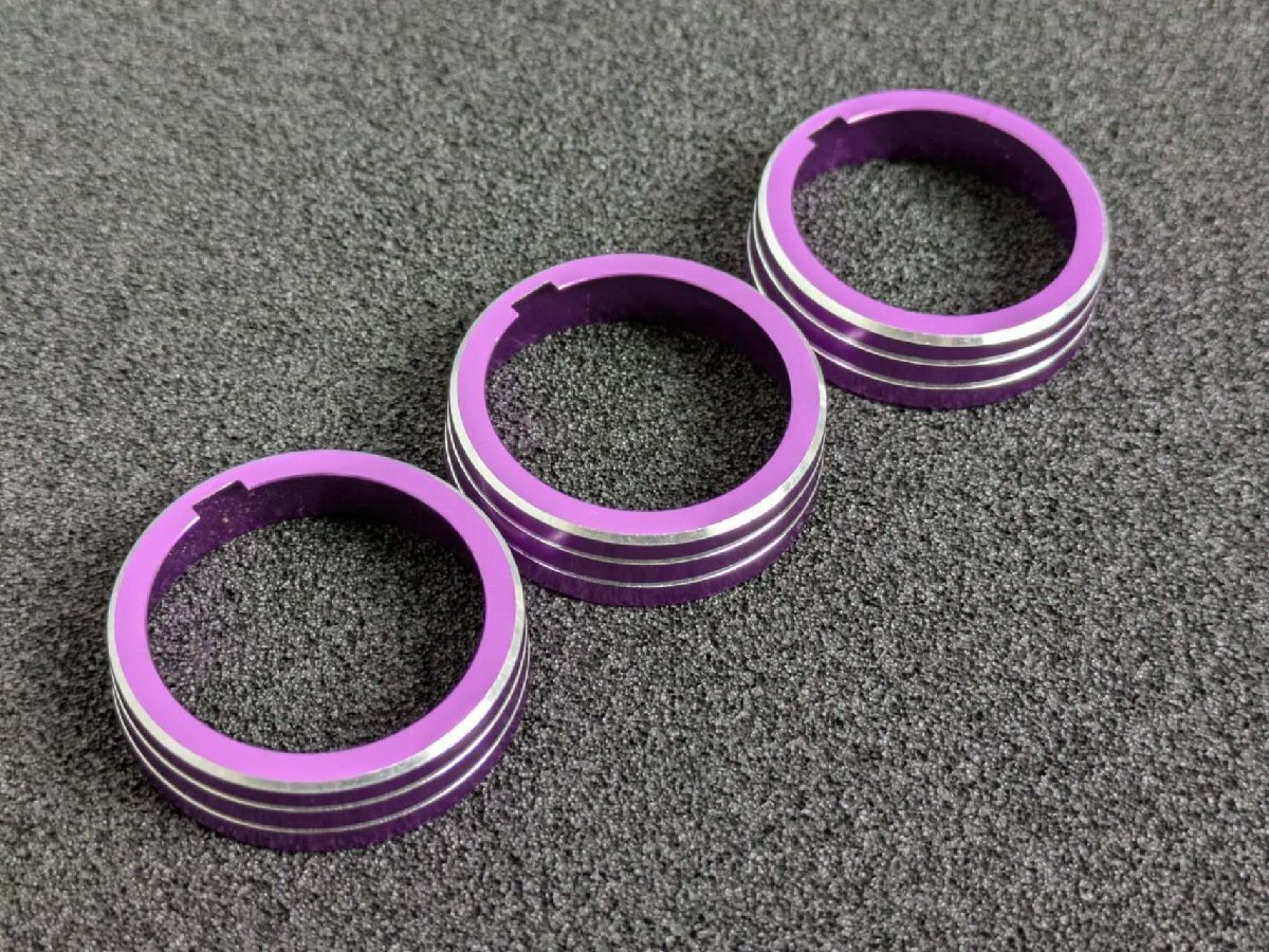 デザイン性UP♪ エアコン ダイヤル カバー 紫 パサート TSI 2.0 トレンドライン コンフォートライン ハイライン エレガンス Rライン拍卖