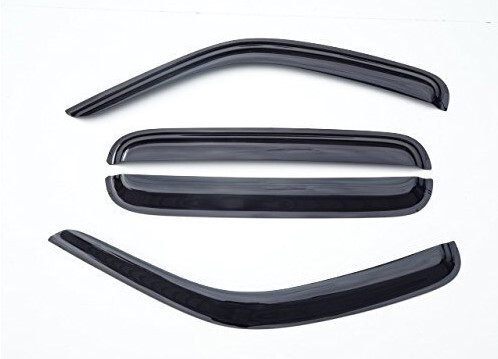 高品質♪ ジープ ドアバイザー サイドバイザー リバティ チェロキー KJ37 スポーツ レネゲード リミテッド 01~07 スモーク バイザー拍卖