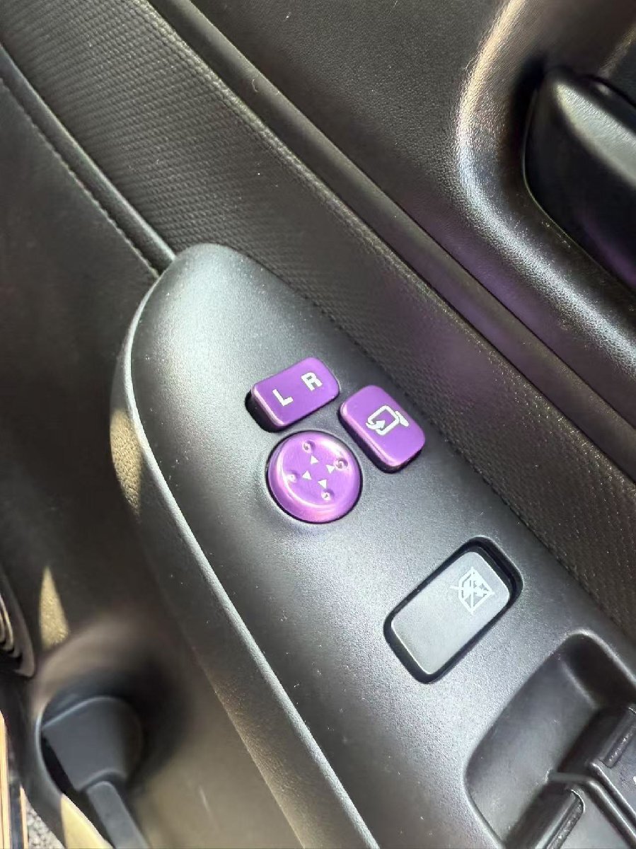 デザイン性UP♪ ドアミラー スイッチ カバー 紫 ソリオ MA26S MA36S G GX2 GX4 ハイブリッド MX MS SZ Sセレクション拍卖