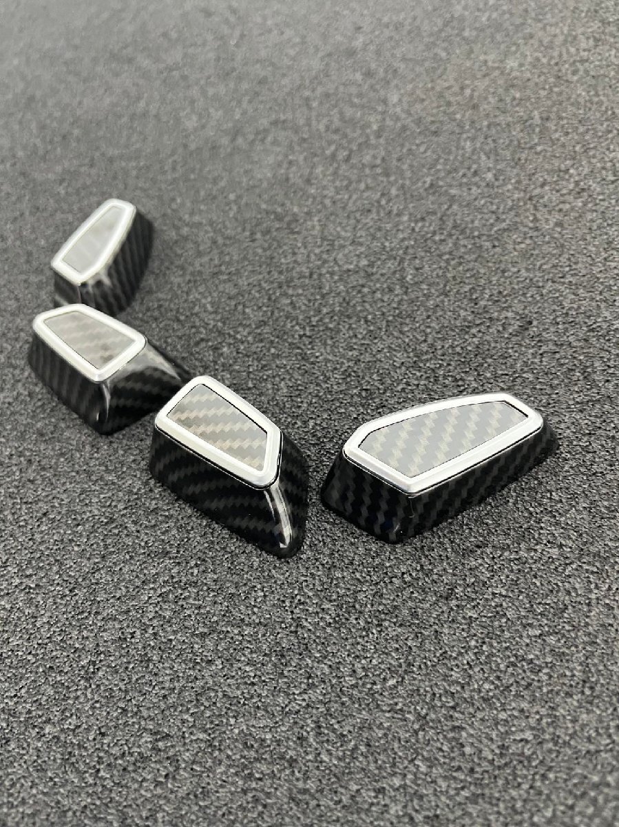 スポーティ全開♪ BMW カーボン ルック シートスライダー スイッチ カバー F26 X4 xDrive 28i 35i M40i Mスポーツ ブラックアウト拍卖