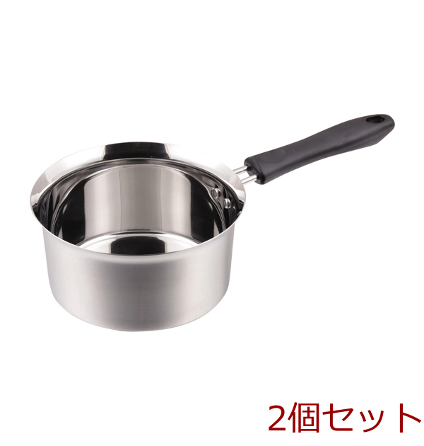 ステンレス製注ぎやすい行平鍋14cmメイドインジャパン 2個セット拍卖