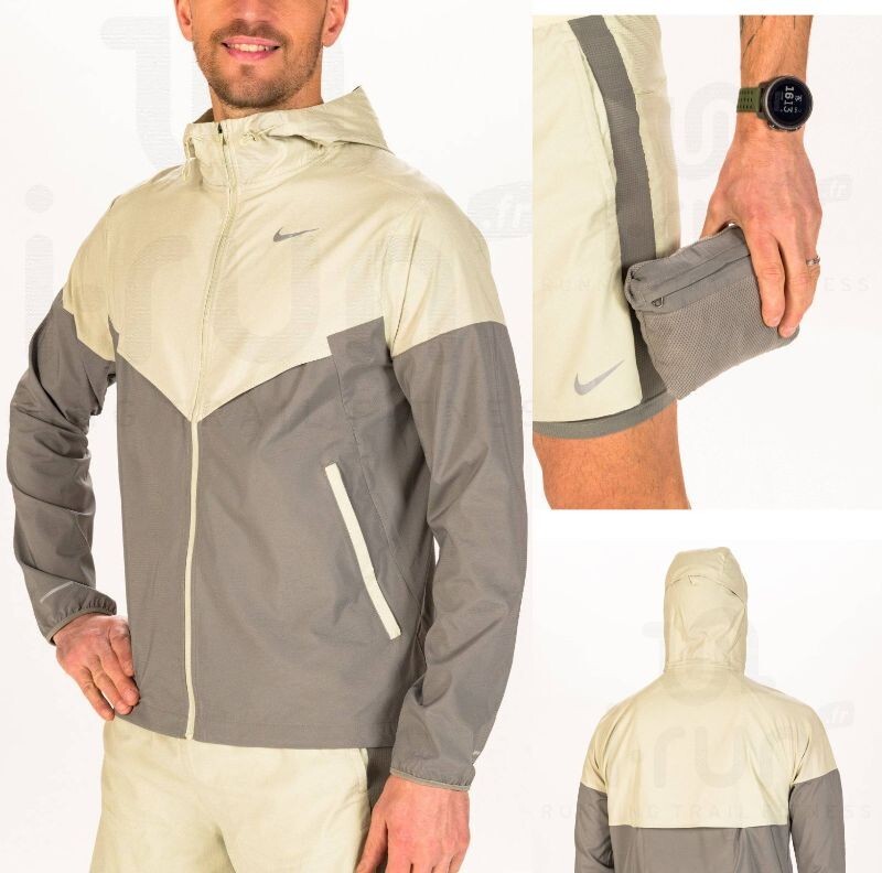 最後 XL ナイキ ウィンドランナー ランニング ジャケット @16500円 検 撥水 パッカブル パーカー フルジップ グレー/ピスタチオ/灰/薄緑拍卖