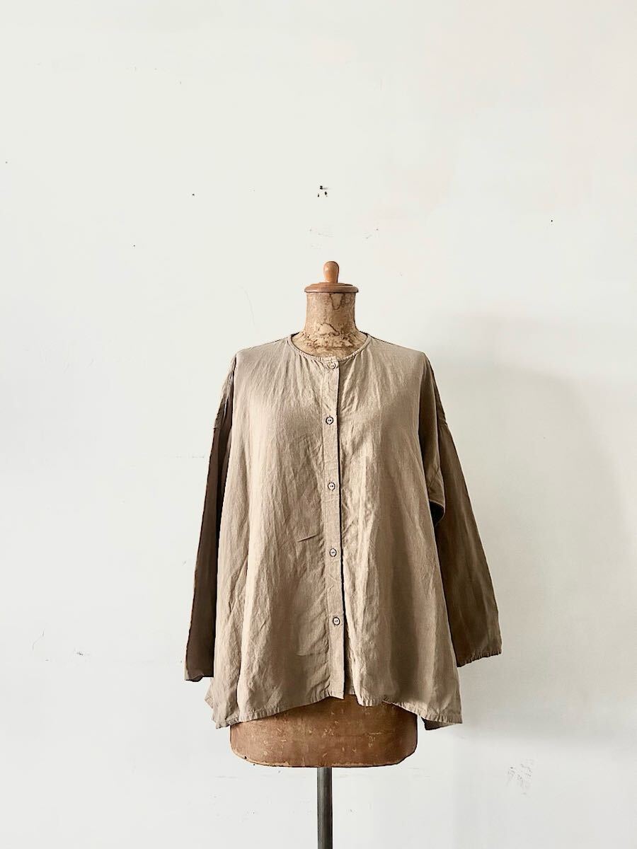 evameva linen shirts リネンシャツ拍卖