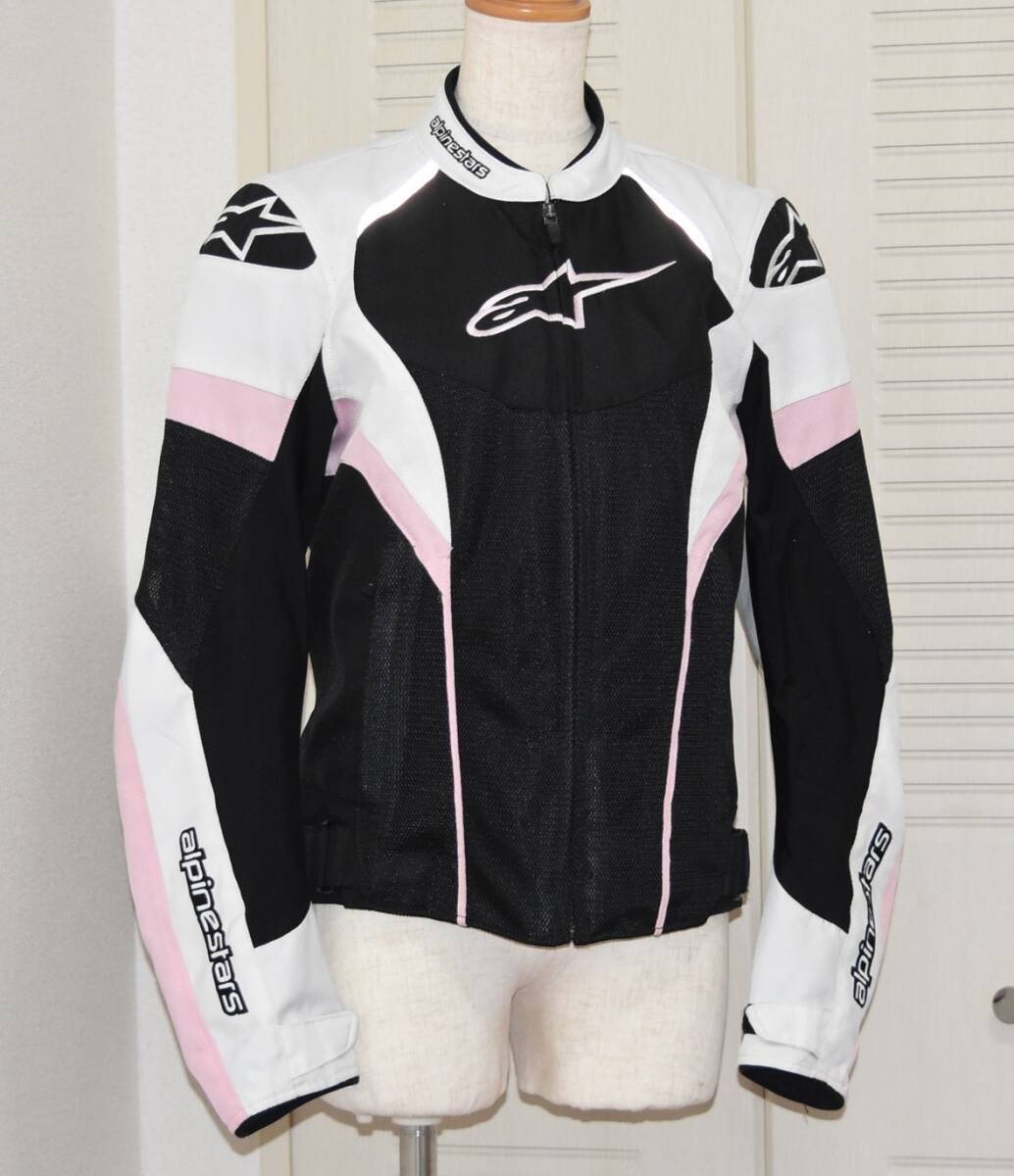 送料込み アルパインスターズalpinestars レディースM ライディングジャケット ピンク 女ライダー 拍卖