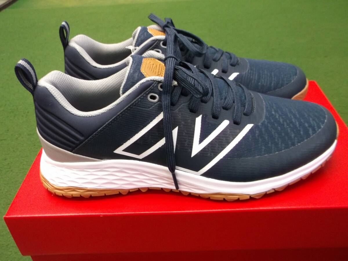 【税込】7446 新品 new balance フレッシュフォーム コンテンスト V2 MG406NV ワイズ:MEDIUM 27.5cm ニューバランス ゴルフシューズ拍卖