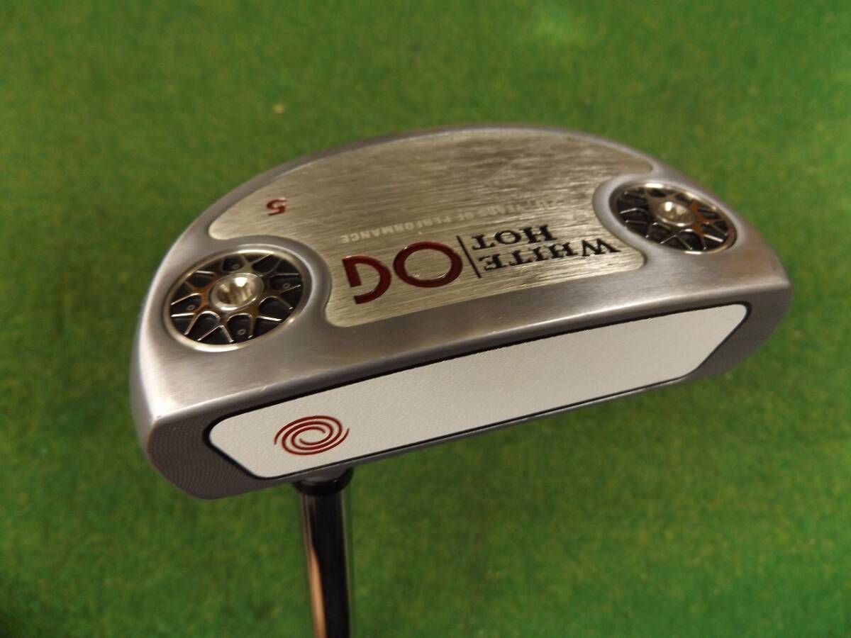 【税込】6788 WHITE HOT OG #5 34インチ STROKE LAB シャフト カバー無 オデッセイ ホワイトホット パター .970341拍卖
