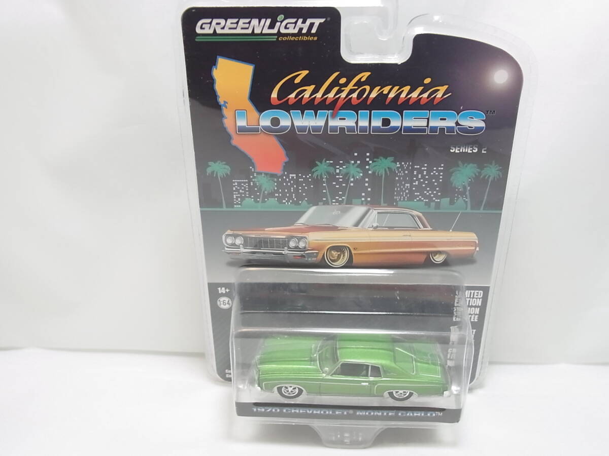 GREENLIGHT グリーンライト 1/64 1970 CHEVROLET MONTE CARLO シボレー モンテカルロ カリフォルニア ローライダーズ拍卖