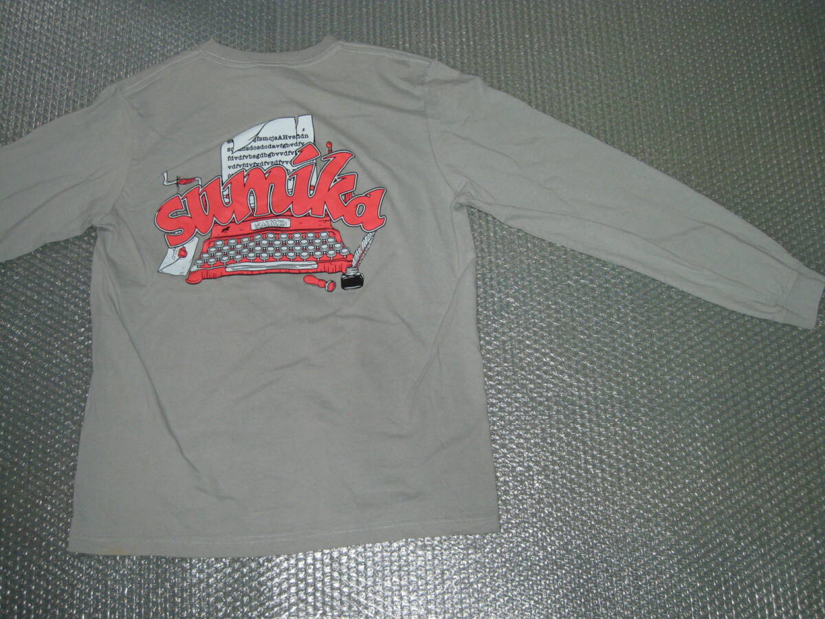 sumika タイプライター ロングスリーブ ロング Tシャツ (ロンT) スモーキーグリーン Mサイズ 送¥185~ 拍卖