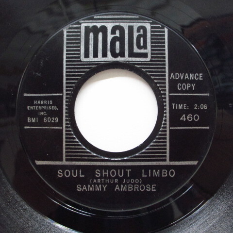 SAMMY AMBROSE()-Soul Shout Limbo / Limbo Like Me拍卖