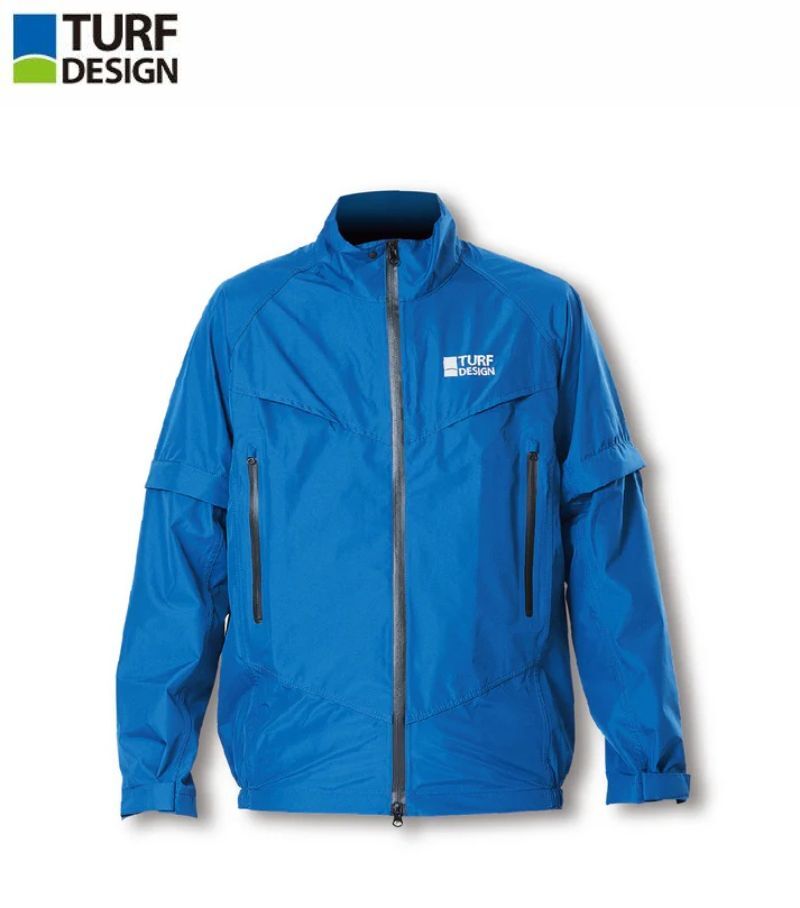 即決 ◆ 送料サービス ◆ TURF DESIGN ◆ ターフデザイン ◆ レインジャケット TDRW-2370J ◆ ブルー(L)拍卖