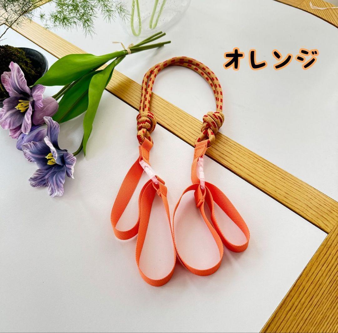 バッグストラップ エコバッグ ショルダーストラップ オレンジ パラコード 人気 カラフル拍卖