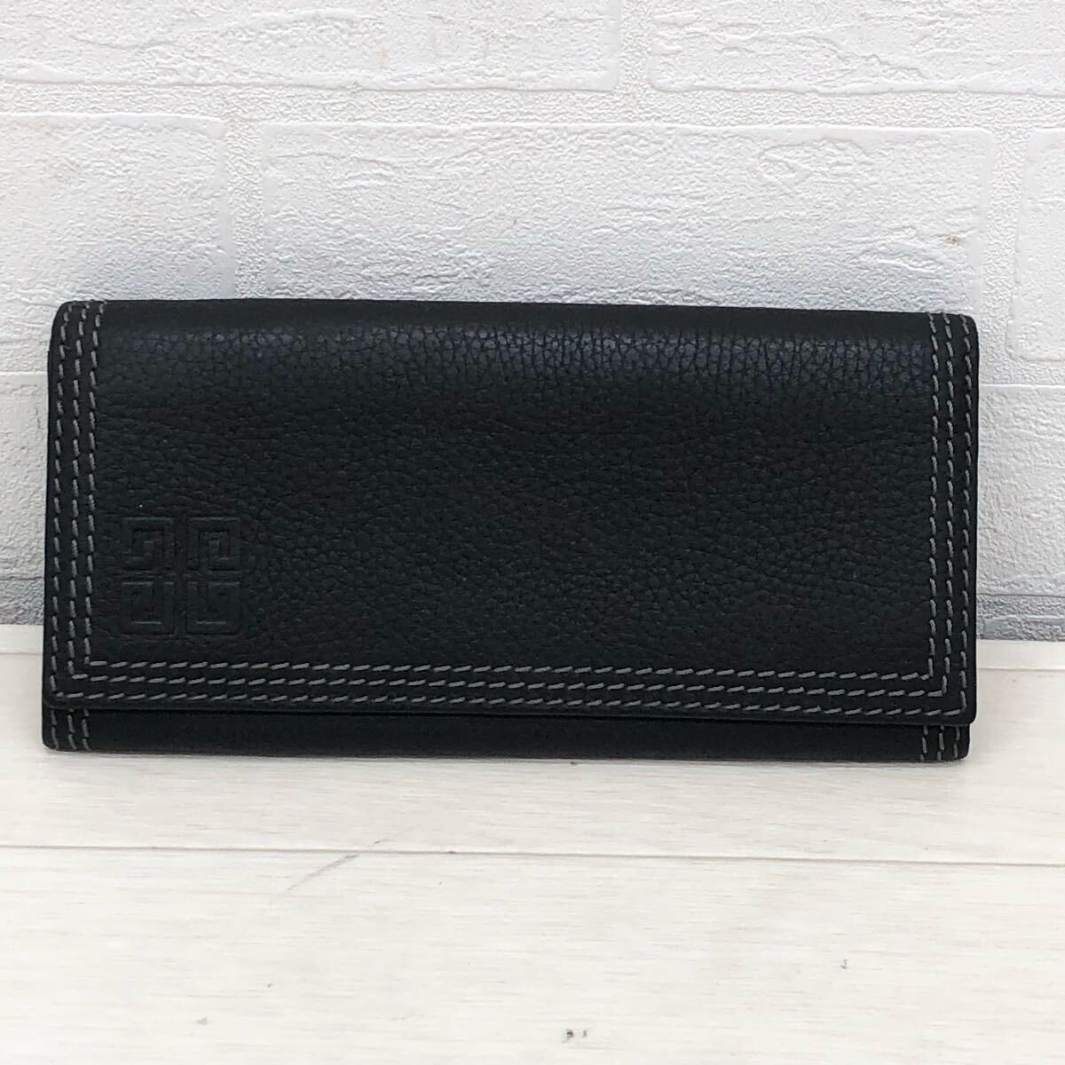 M19〓 GIVENCHY ジバンシィ ジバンシイ 長財布 メンズ ブラック 二つ折り財布 ウォレット 小銭入れあり 札入れあり 服飾小物拍卖