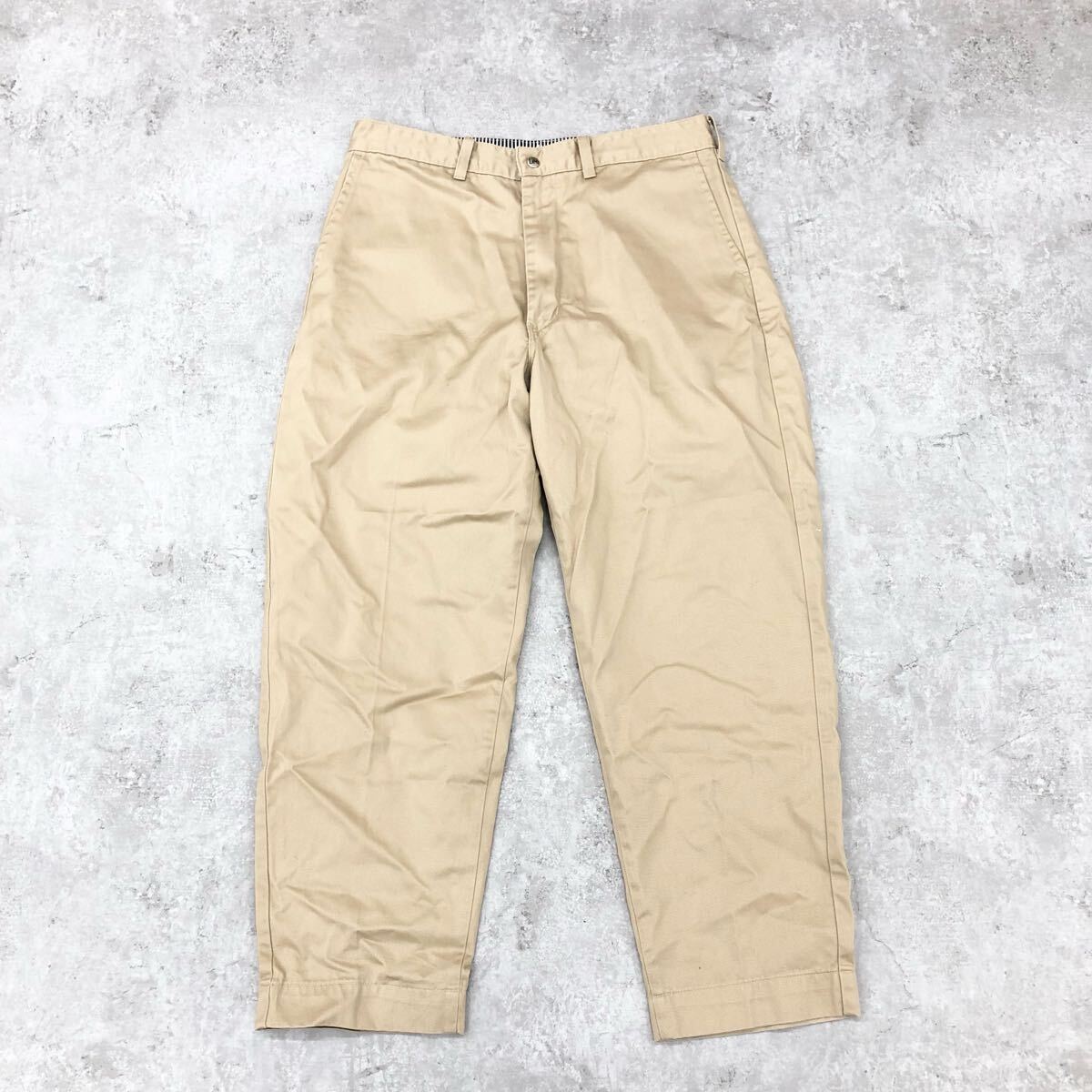 1776〓 Lee リー チノパン メンズ サイズL カーキ ボトムス ロングパンツ カジュアルパンツ 綿パン ジップフライ拍卖