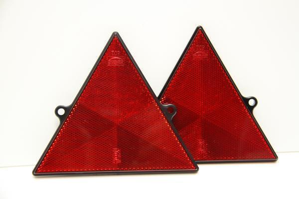 GROUPSTAR △ 三角表示板 2枚セット 横穴取付日本仕様 トライアングル リフレクター 拍卖