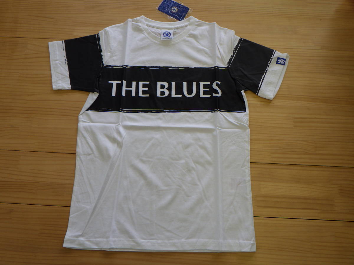 チェルシーFC Tシャツ XLサイズ THE BLUES ホワイト拍卖