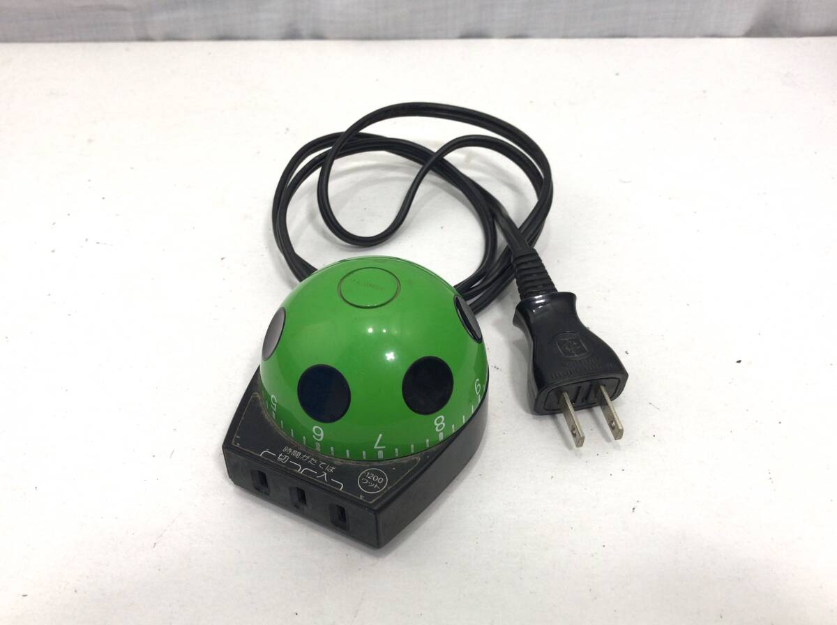 松下電工株式会社 ナショナル TE06 コンセントタイマー テントウ虫 昭和レトロ 50Hz 動作未確認 F23拍卖