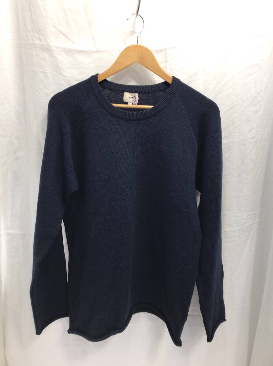 SOPH. ソフ ニット セーター ネイビー L メンズ E42拍卖