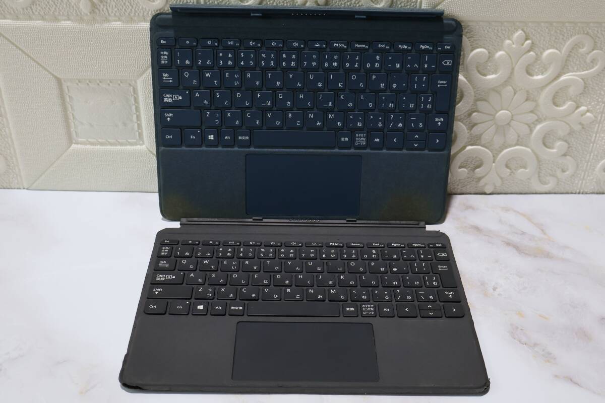 G6869 P 2個セット Microsoft Surface Go キーボード タイプカバー Model:1840 ブラック 動作品拍卖