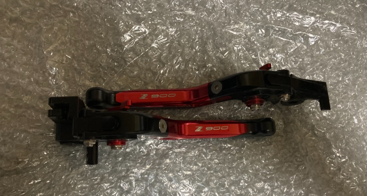 カワサキ Z900RS 2019年式使用 調整付き折りたたみ式レバーセット中古品拍卖