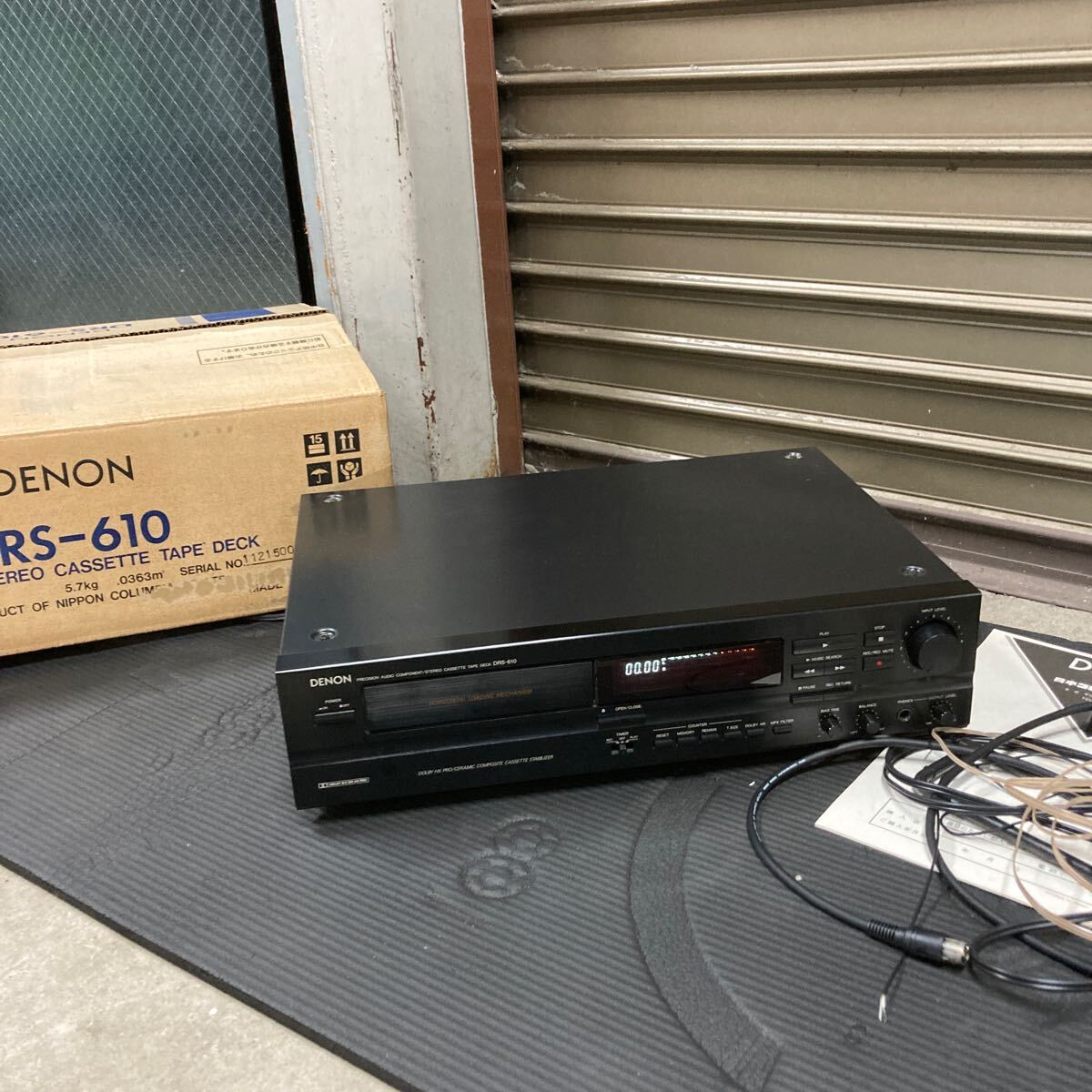 DENON DRS-610 ステレオカセットデッキ Colombia コロンビア テープデッキ カセットデッキ ステレオ デッキ拍卖
