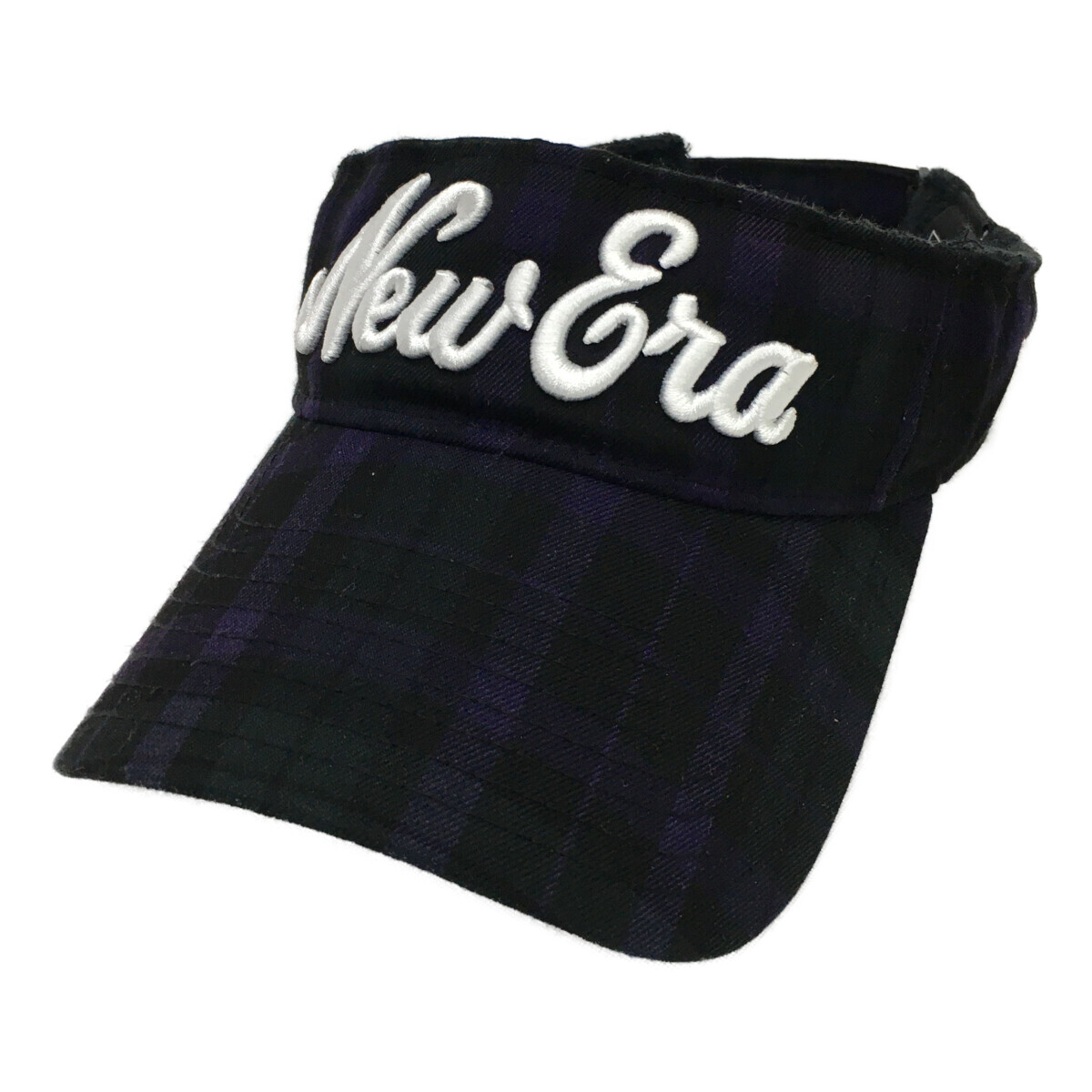 coco 中古【値下げ】 ニューエラゴルフ NEW ERA GOLF サンバイザー 緑 紫 ブラックウォッチ レターパックプラス発送可 10152拍卖