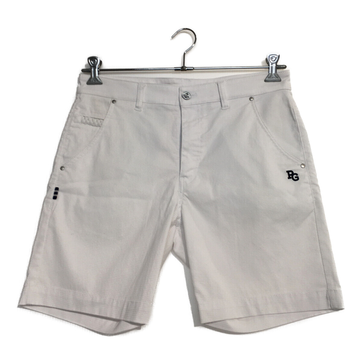 coco 中古【値下げ】 パーリーゲイツ PEARLY GATES メンズ ハーフパンツ 4(M) 白 ホワイト レターパックプラス発送可 117521拍卖