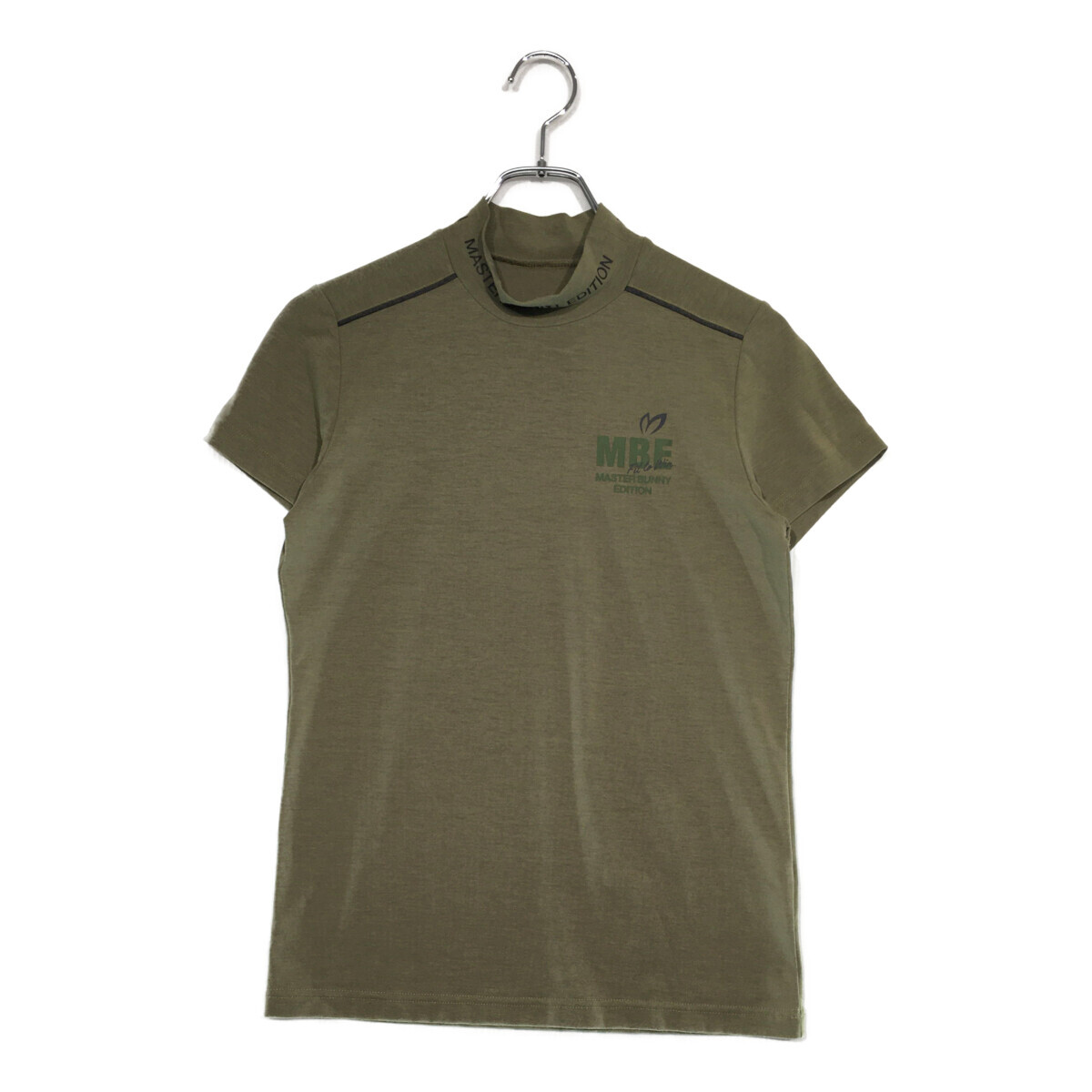 coco 中古【値下げ】 マスターバニーエディション MASTER BUNNY レディース 半袖シャツ 1(M) カーキ モックネック ネコパケ発送可 118007拍卖