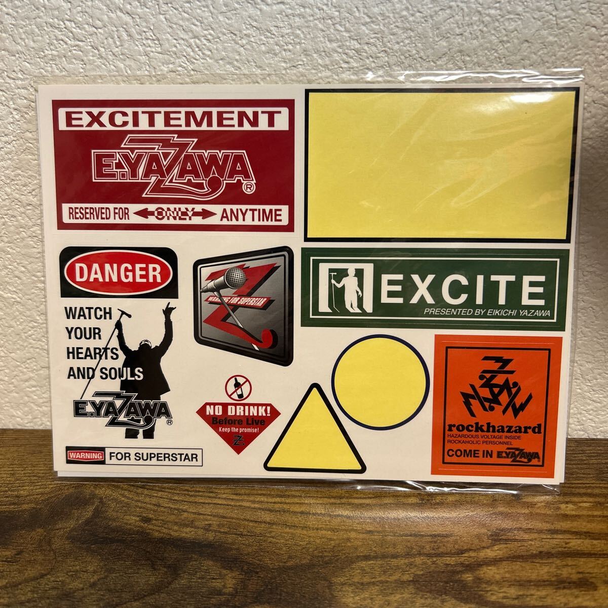 新品 未使用 当時物 正規品 矢沢永吉 YAZAWA 激レア グッズ 入手困難 ロゴ プレート ステッカー 暴走族 旧車 等に ピクトグラム拍卖