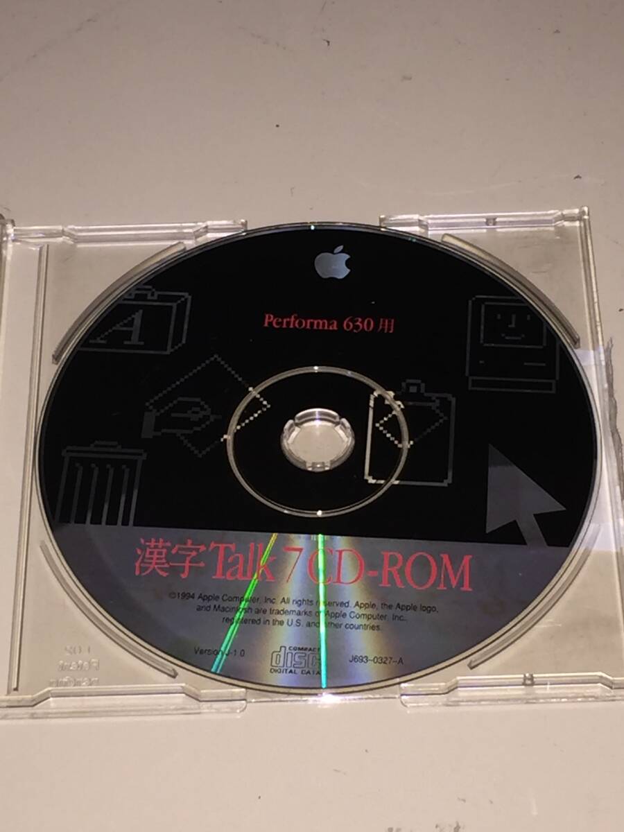 170サイズ詰め放題/未チェックジャンク扱い/apple Macintosh 漢字talk 7 cd-rom performa 630用拍卖